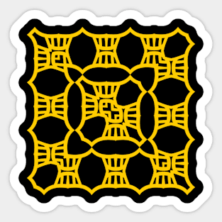 abstract pattern Sticker